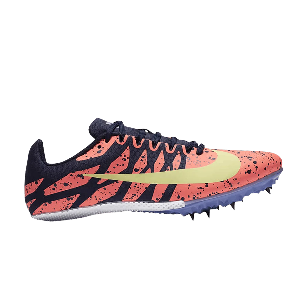 Krossovki-Nike-Wmns-Zoom-Rival-S-9-Paint-Splatter-Bright-Mango-Zitron