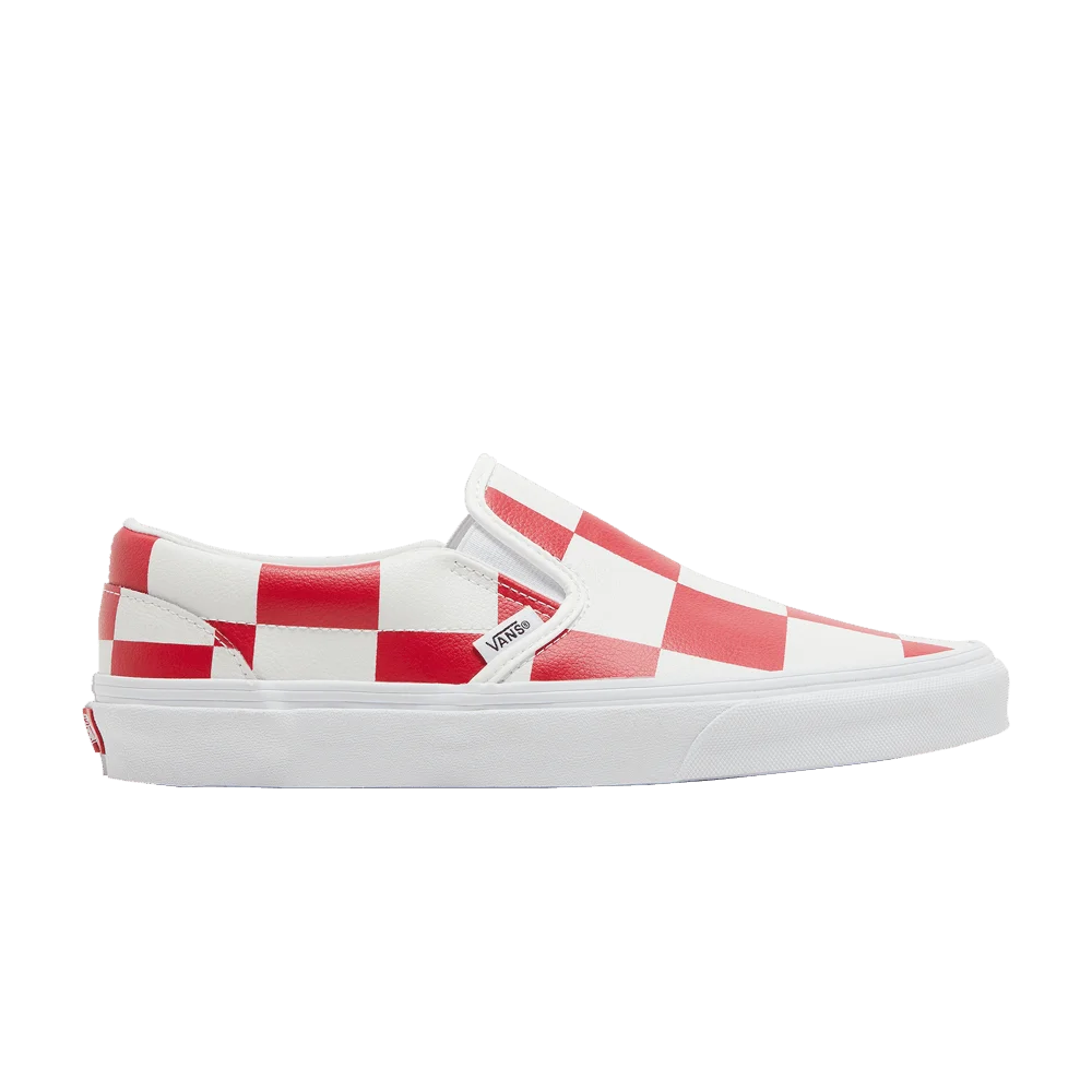Vans Classic Slip-On 'Leather Check'