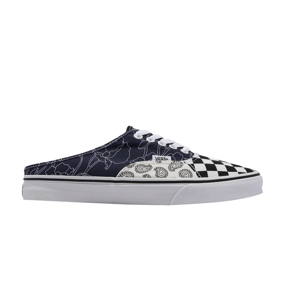 Vans-Authentic-Mule-Pattern-Mix-Dress-Blues