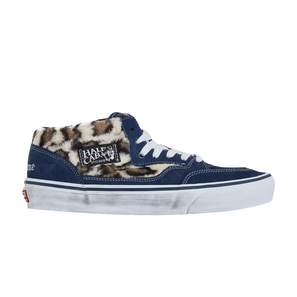 Кроссовки Vans Supreme x Skate Half Cab '92 'Leopard Pack - Navy'