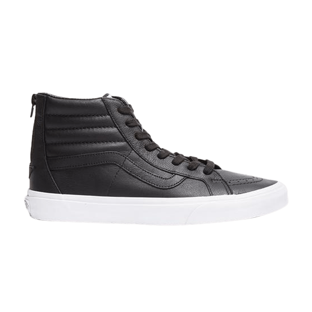 Vans Sk8 Hi Reissue Zip Premium Leather 'Black'