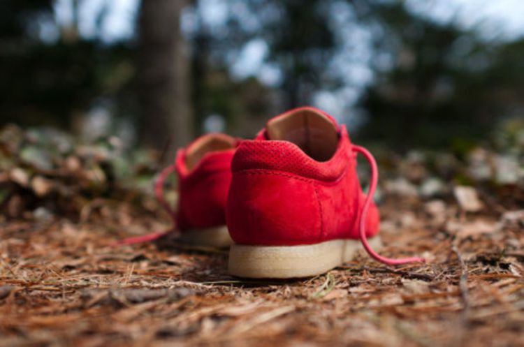 Кроссовки Clarks Ronnie Fieg x Kildare 'Poppy Red'