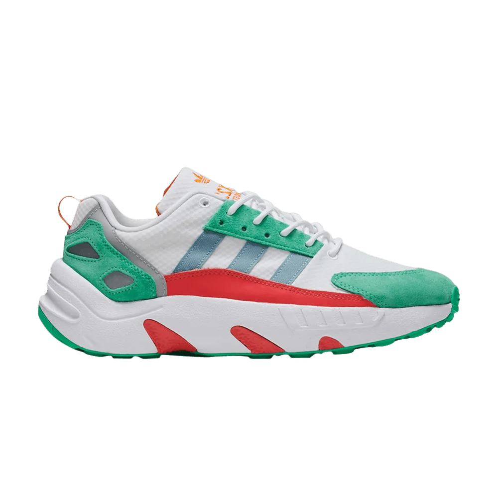 Krossovki-Adidas-ZX-22-Boost-White-Hi-Res-Green