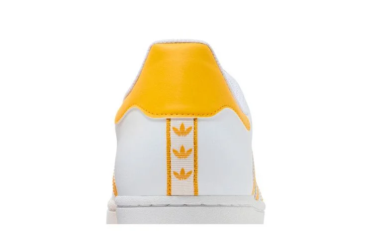 Кроссовки adidas Superstar 'White Crew Yellow'