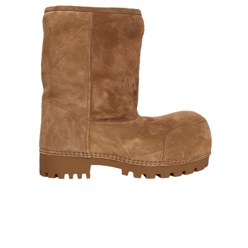 Кроссовки Balenciaga Wmns Alaska Fur Low Boot 'Brown'
