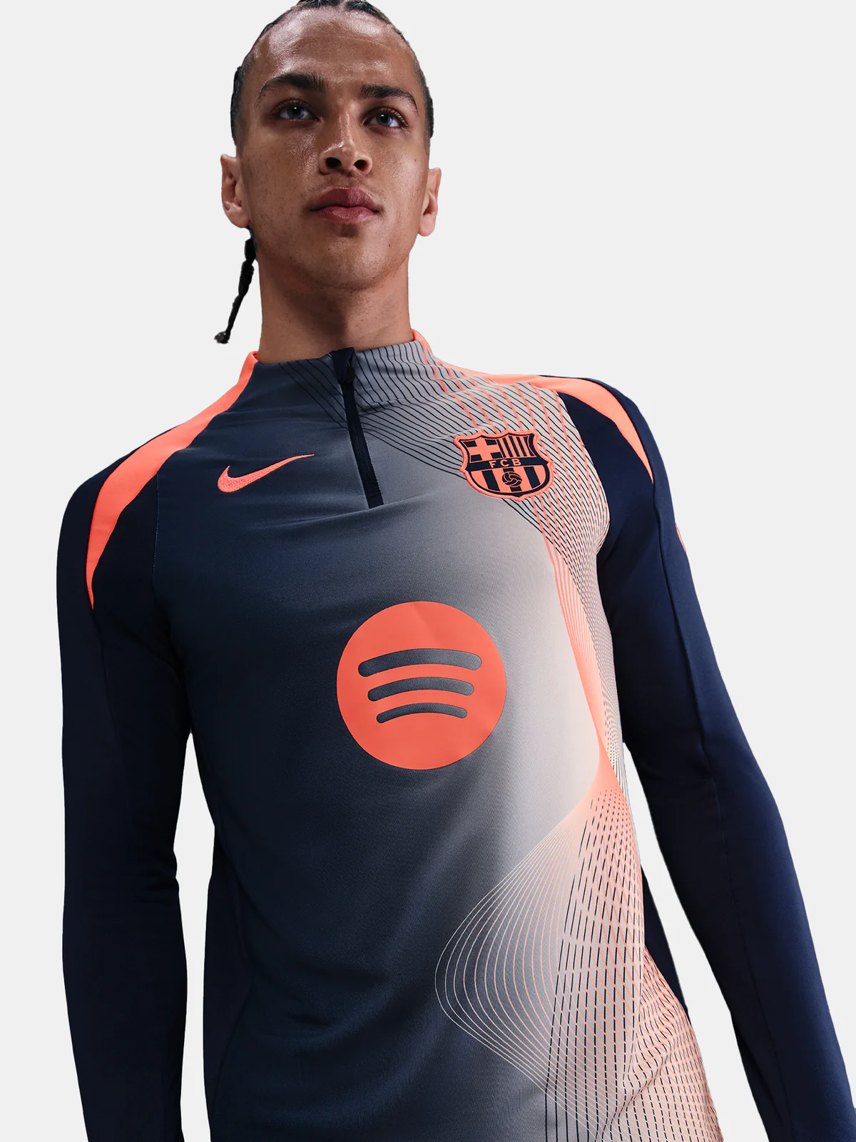 Тренировочный свитшот Pre-Match sweatshirt FC Barcelona third 25/26 T90