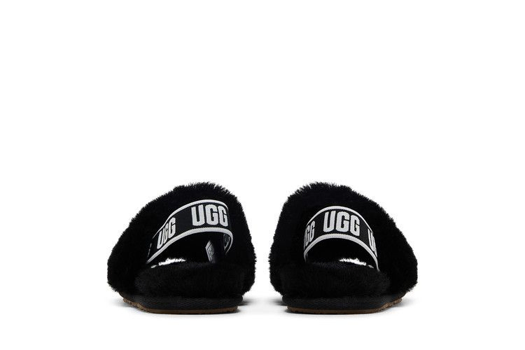 Кроссовки UGG Fluff Yeah Slide Toddler 'Black'