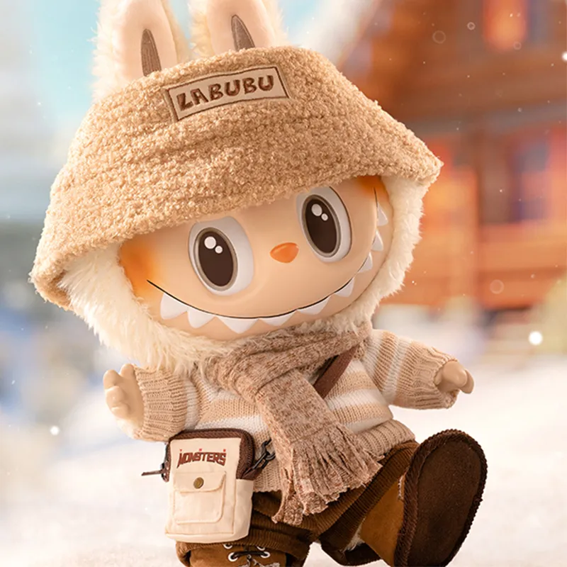 Винилово-плюшевая фигурка POP MART LABUBU THE MONSTERS - DRESS BE LATTE Vinyl Plush Doll