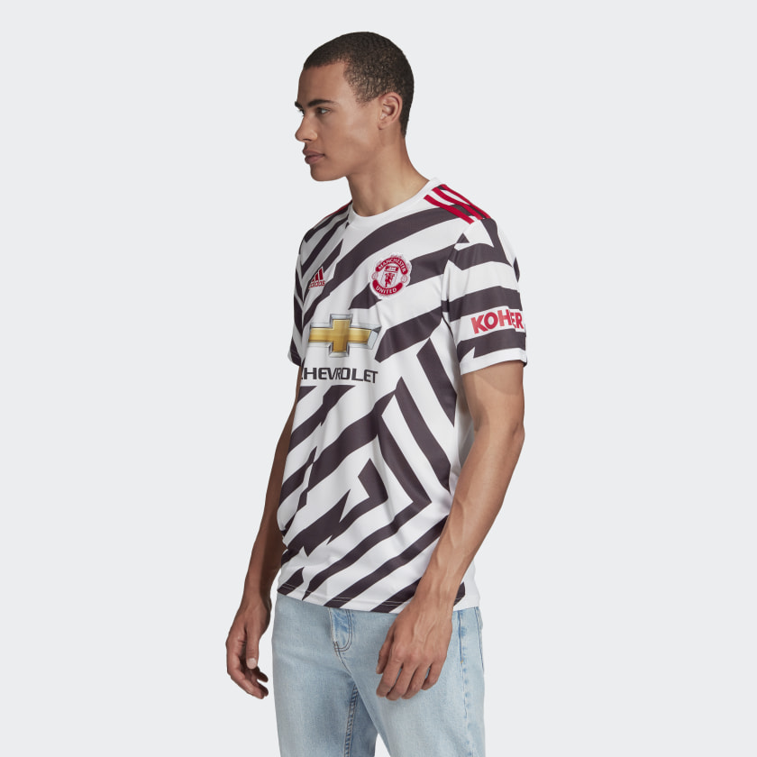Футболка adidas Manchester United Third Shirt 2020-21 Jersey White