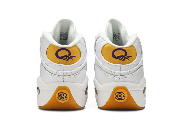Кроссовки Reebok Question Mid 'Yellow Toe' Shoe Palace Special Box