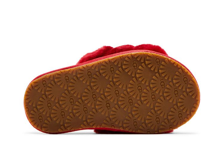 Кроссовки UGG Fluff Yeah Slide Toddler 'Ribbon Red'