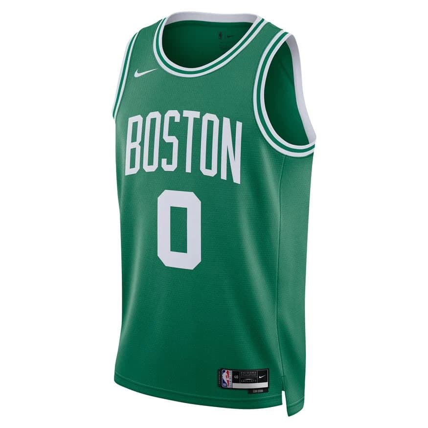 Баскетбольная джерси 2023-24 Boston Celtics Jayson Tatum #0 Swingman Icon Edition Green Jersey