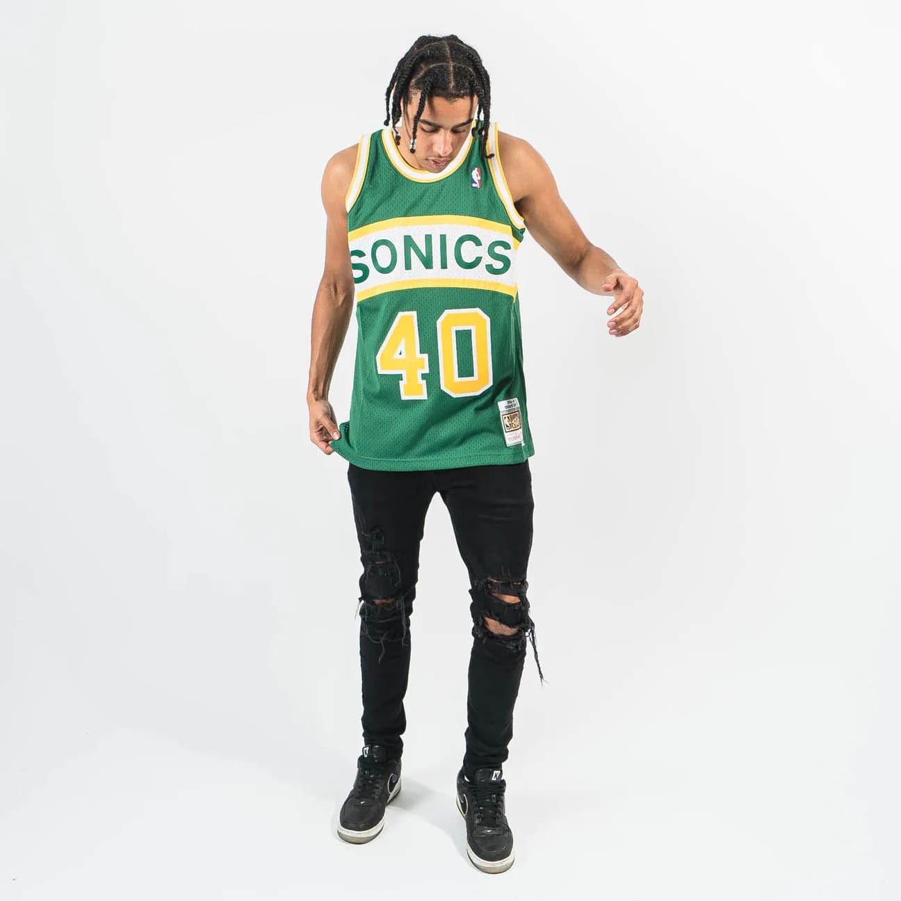 1994-95-Seattle-Supersonics-Shawn-Kemp-40-Swingman-Hardwood-Classics-Green-Jersey-3