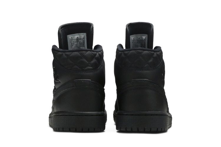 Кроссовки Wmns Air Jordan 1 Mid SE 'Black Quilted'