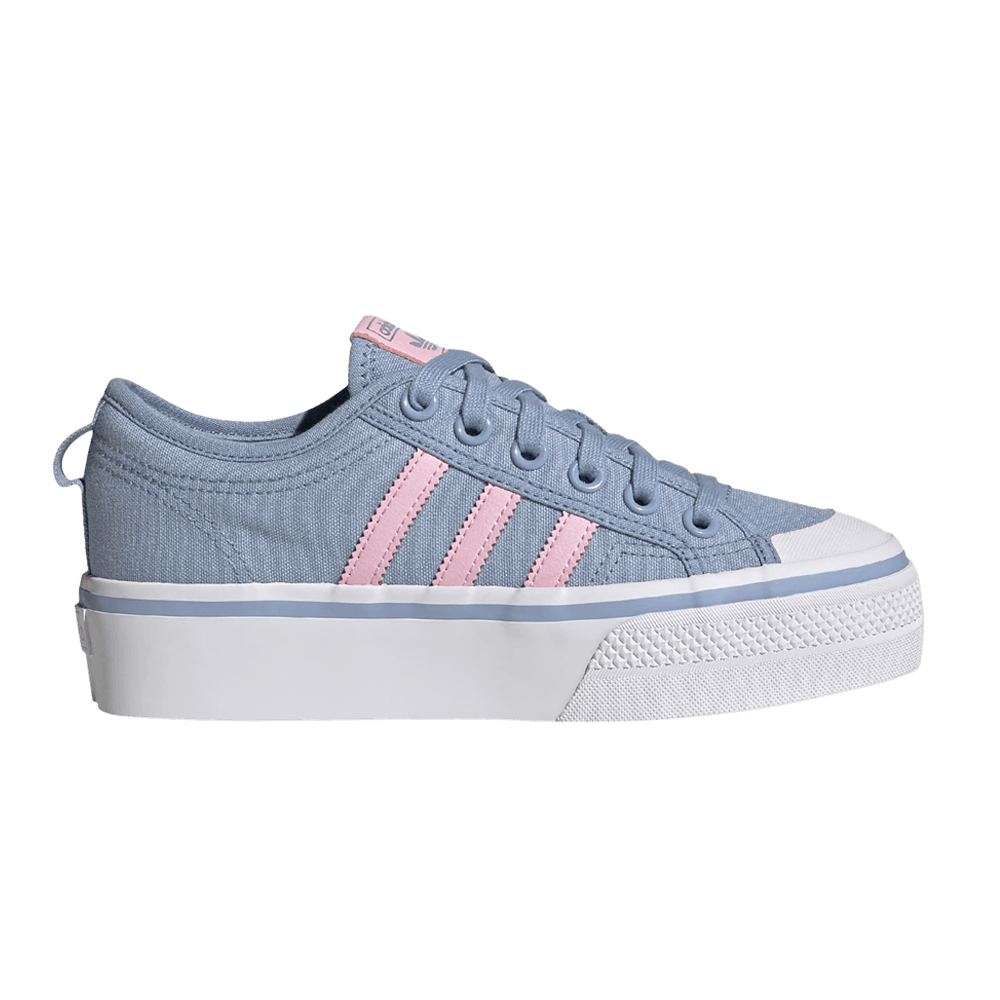 Adidas Wmns Nizza Platform 'Altered Blue Bliss Pink'