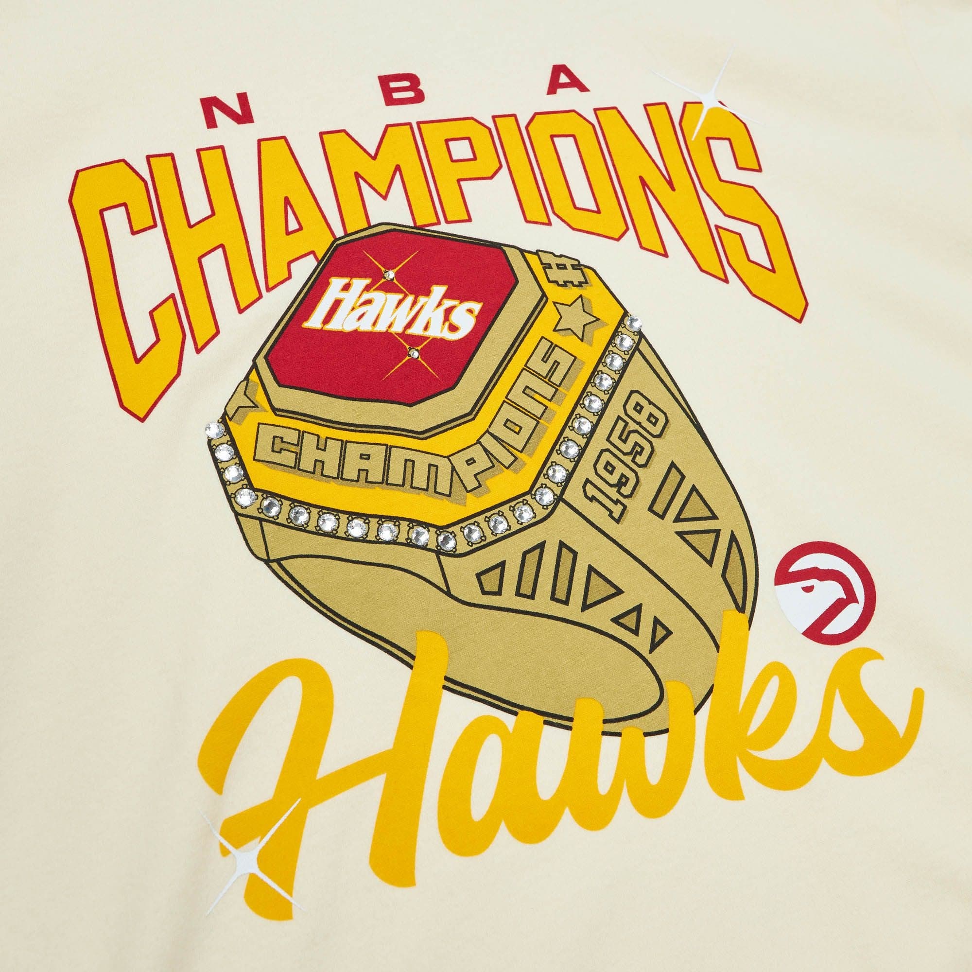 Футболка Mitchell & Ness M&N x Melody Ehsani SS Atlanta Hawks T-Shirt
