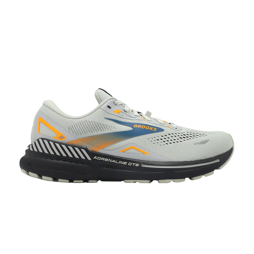 Krossovki-Brooks-Adrenaline-GTS-23-GORE-TEX-Oyster-Mushroom-Orange-Blue