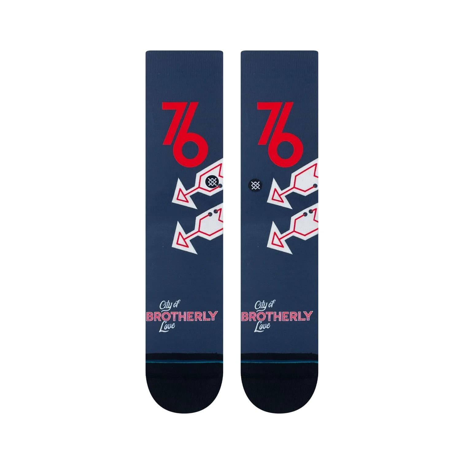 Спортивные носки Philadelphia 76ers 2024 City Edition NBA Socks