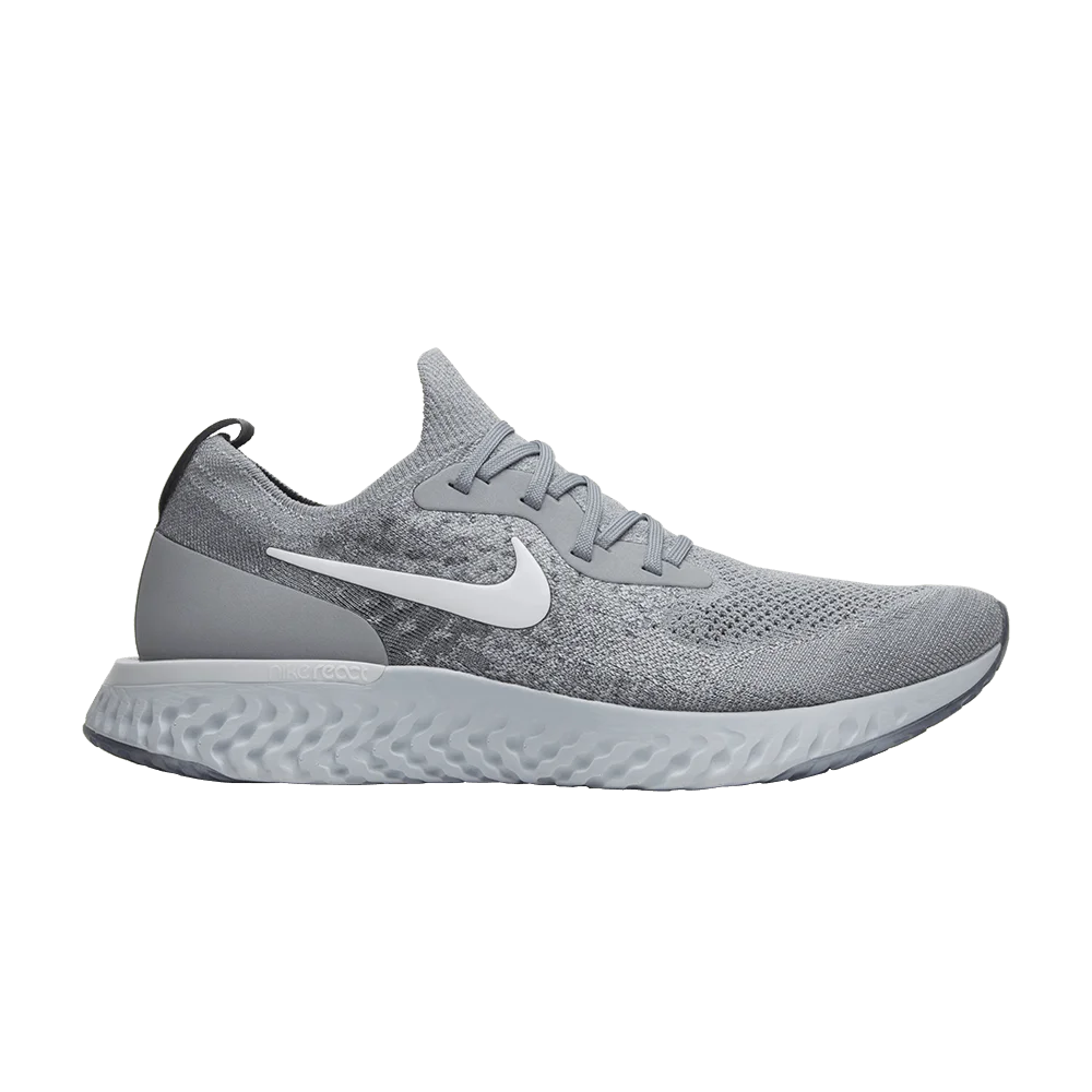 Кроссовки Nike Epic React Flyknit 'Wolf Grey'