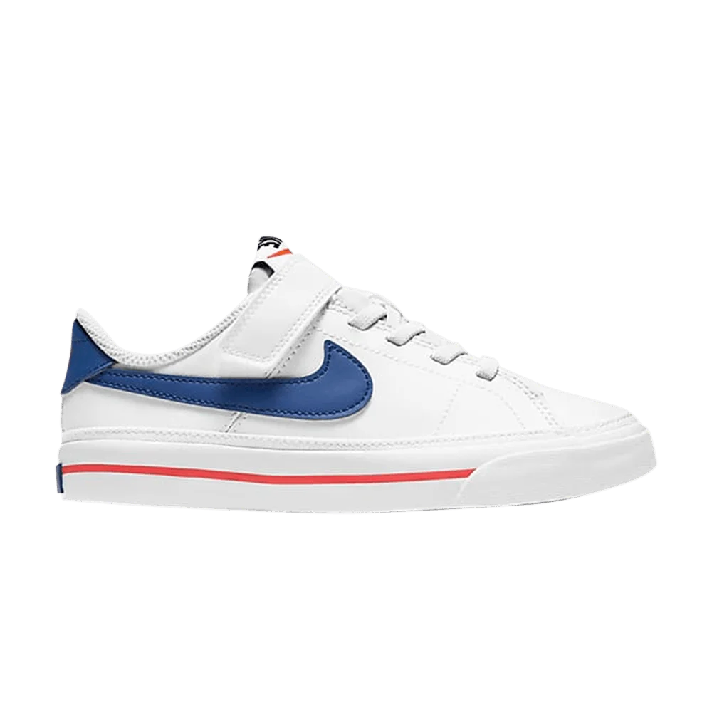 Krossovki-Nike-Court-Legacy-PS-White-Deep-Royal-Blue