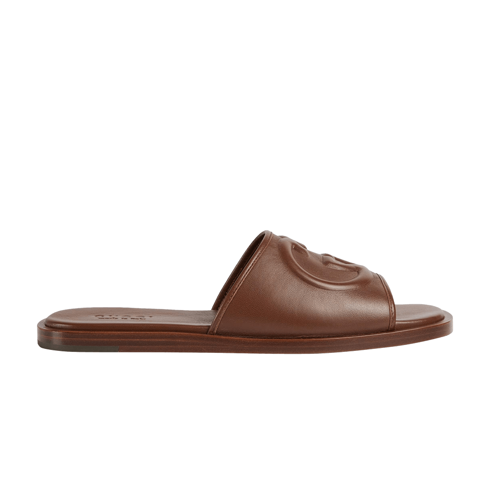 Gucci Slide Sandal 'Interlocking G - Olivier Brown'