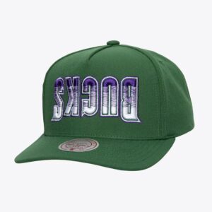 Mitchell-Ness-Green-Milwaukee-Bucks-Hardwood-Classics-Upside-Pro-Snapback-Hat-300x300