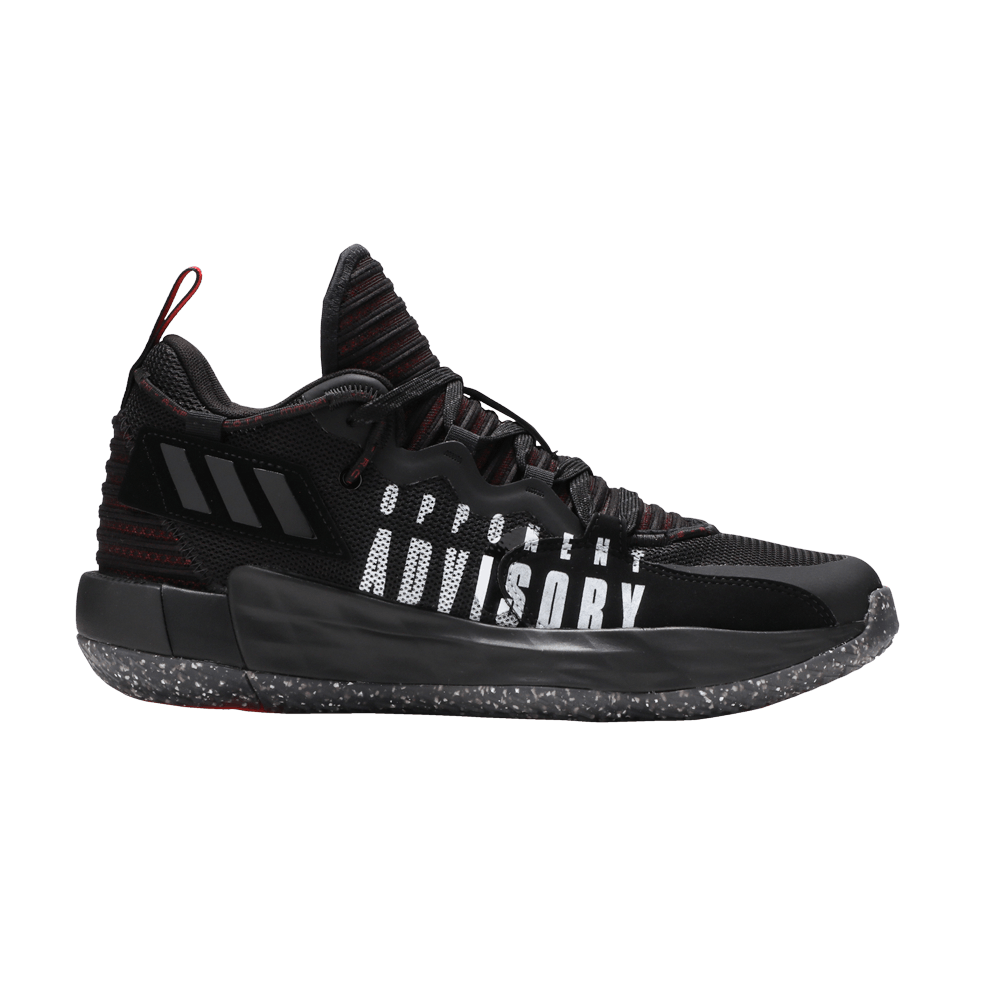 Кроссовки adidas Dame 7 'EXTPLY - Opponent Advisory - Black Vivid Red'