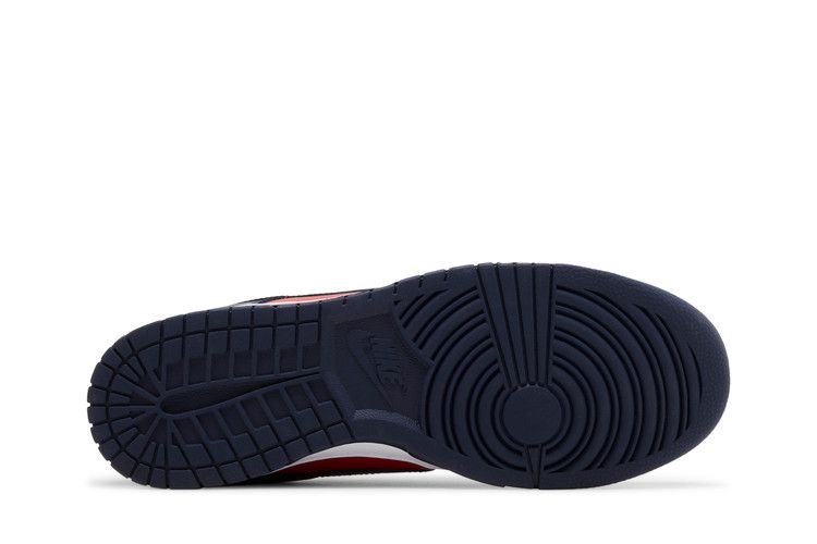 Кроссовки Nike Dunk Low Retro 'Navy Red' 2024