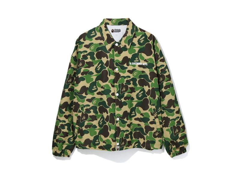 Куртка BAPE ABC Camo Relaxed Coach Jacket Green