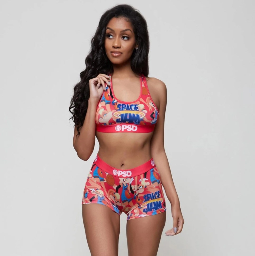 Спортивные шорты PSD Lola Bunny Allover Space Jam 2 Boy Shorts