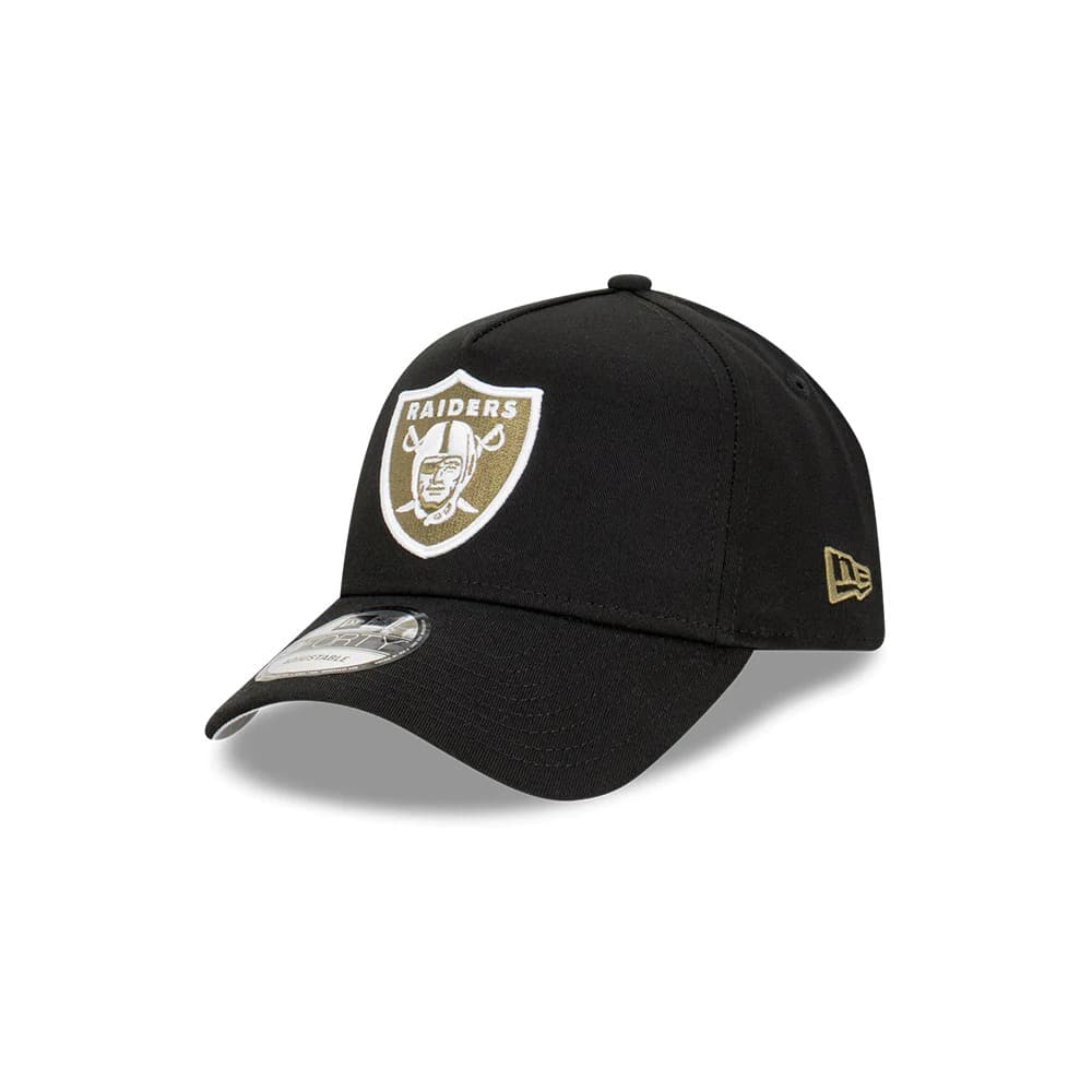 New-Era-Las-Vegas-Raiders-9FORTY-Black-Olive-A-Frame-NFL-Snapback-Hat-6