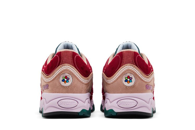 Кроссовки Saucony Jae Tips x Matrix 'No Shoes In The House - Cranberry'