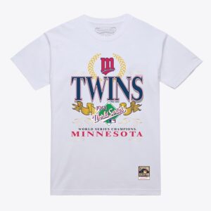 Mitchell-Ness-White-Minnesota-Twins-Pennant-Chase-T-Shirt-300x300