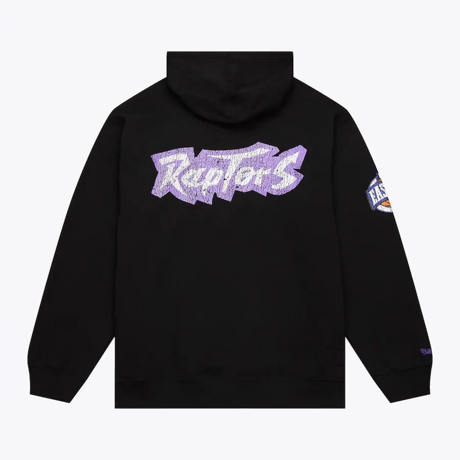 Худи Mitchell & Ness Black Purple Toronto Raptors Team OG Fleece Pullover Hoodie