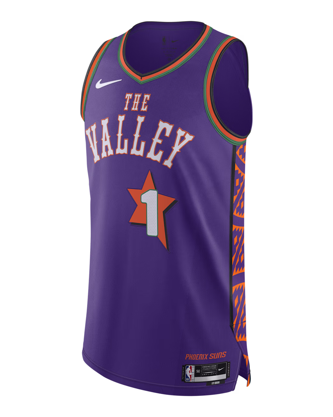 Баскетбольное джерси Nike NBA Devin Booker Phoenix Suns 24-25 City Edition Authentic