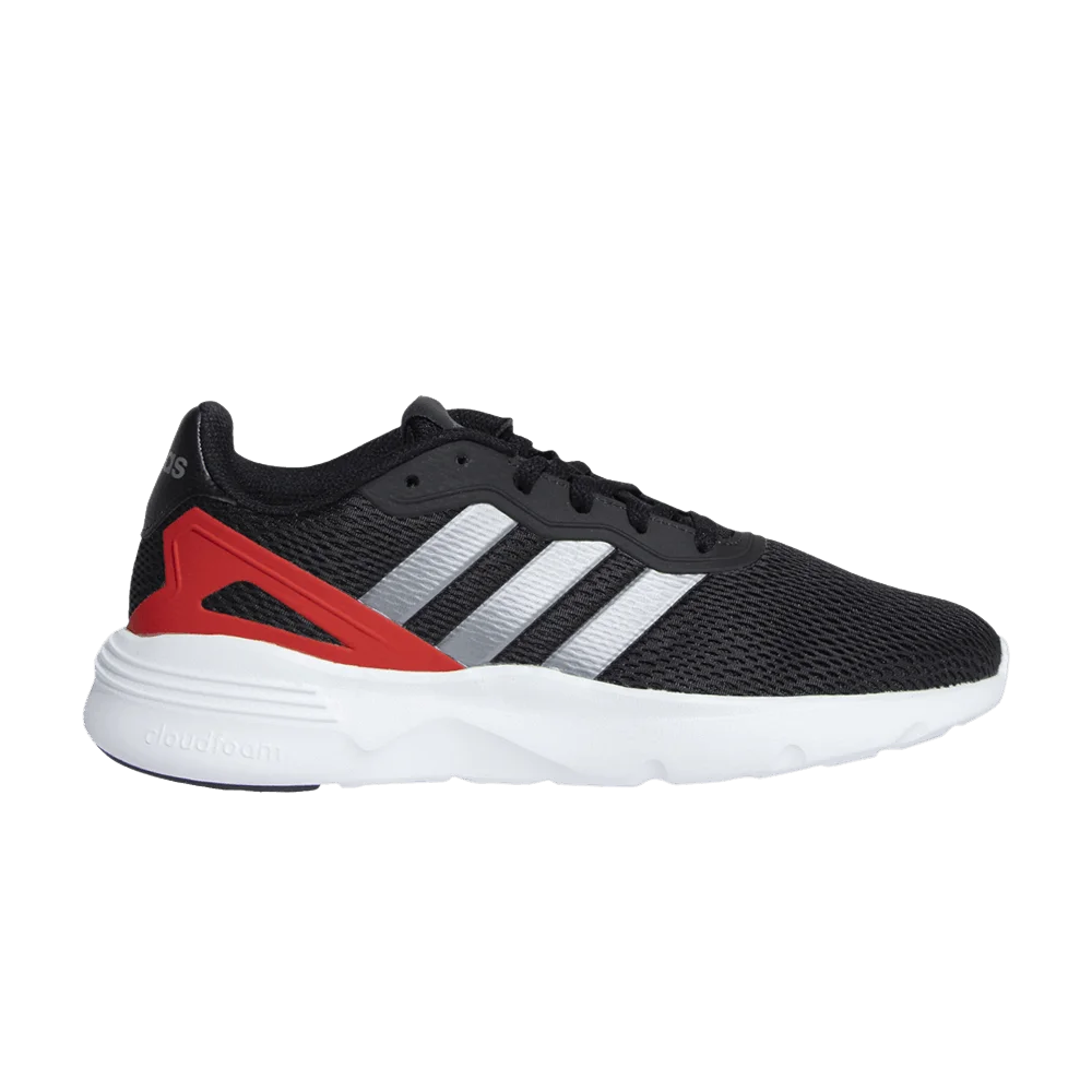 Кроссовки Adidas Nebzed 'Black Iron Metallic Vivid Red'
