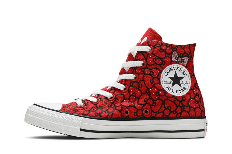 Кроссовки Converse Hello Kitty x Wmns Chuck Taylor All Star Hi 'Red'