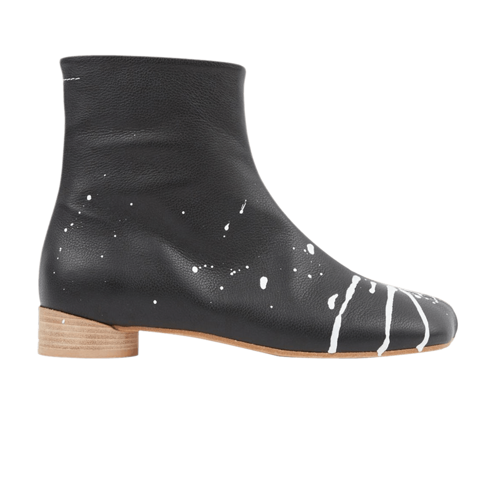 MM6 Maison Margiela Anatomic Ankle Boot 'Black Bright White'