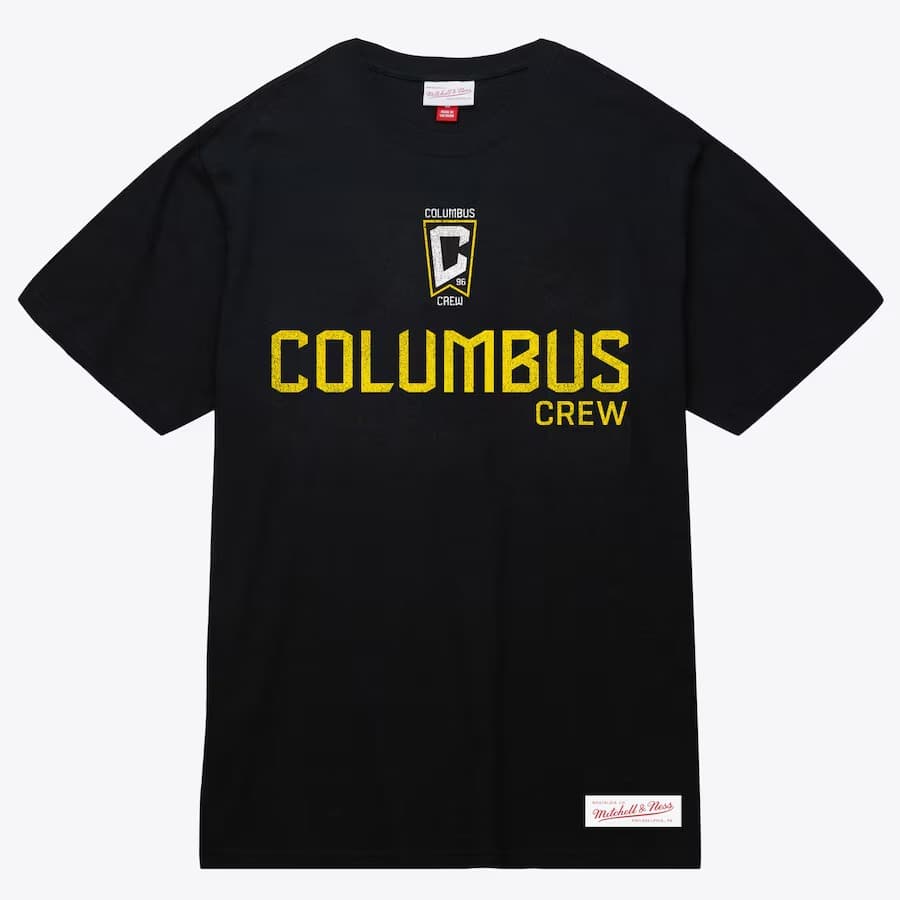 Футболка Mitchell & Ness Black Columbus Crew Starter Slub T-Shirt