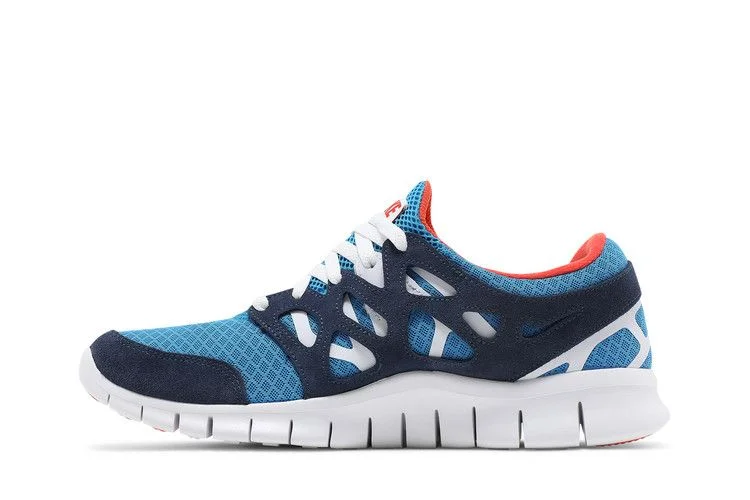 Кроссовки Nike Free Run 2 'Light Photo Blue Orange'