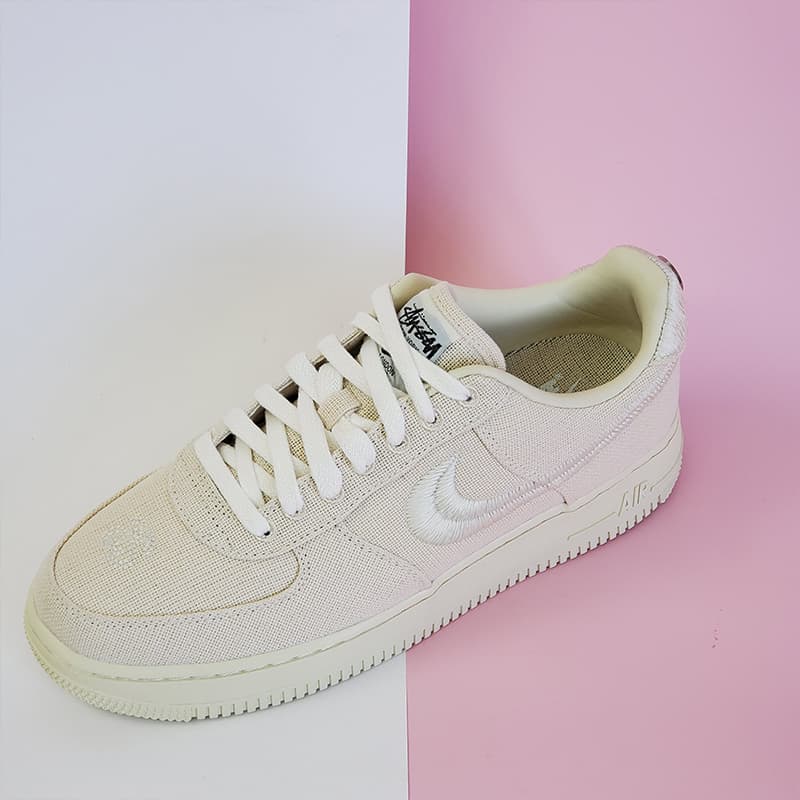 Stussy-x-Nike-Air-Force-1-Low-Fossil-10