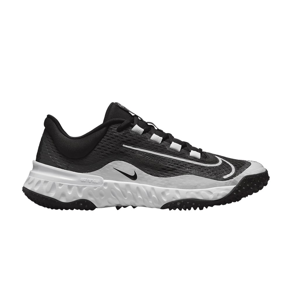 Кроссовки Nike Wmns Alpha Huarache Elite 4 TF 'Black Dark Smoke Grey'