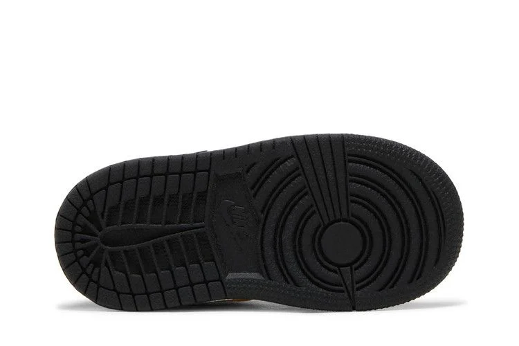 Кроссовки Air Jordan 1 Mid Patent SE TD 'Black Gold'