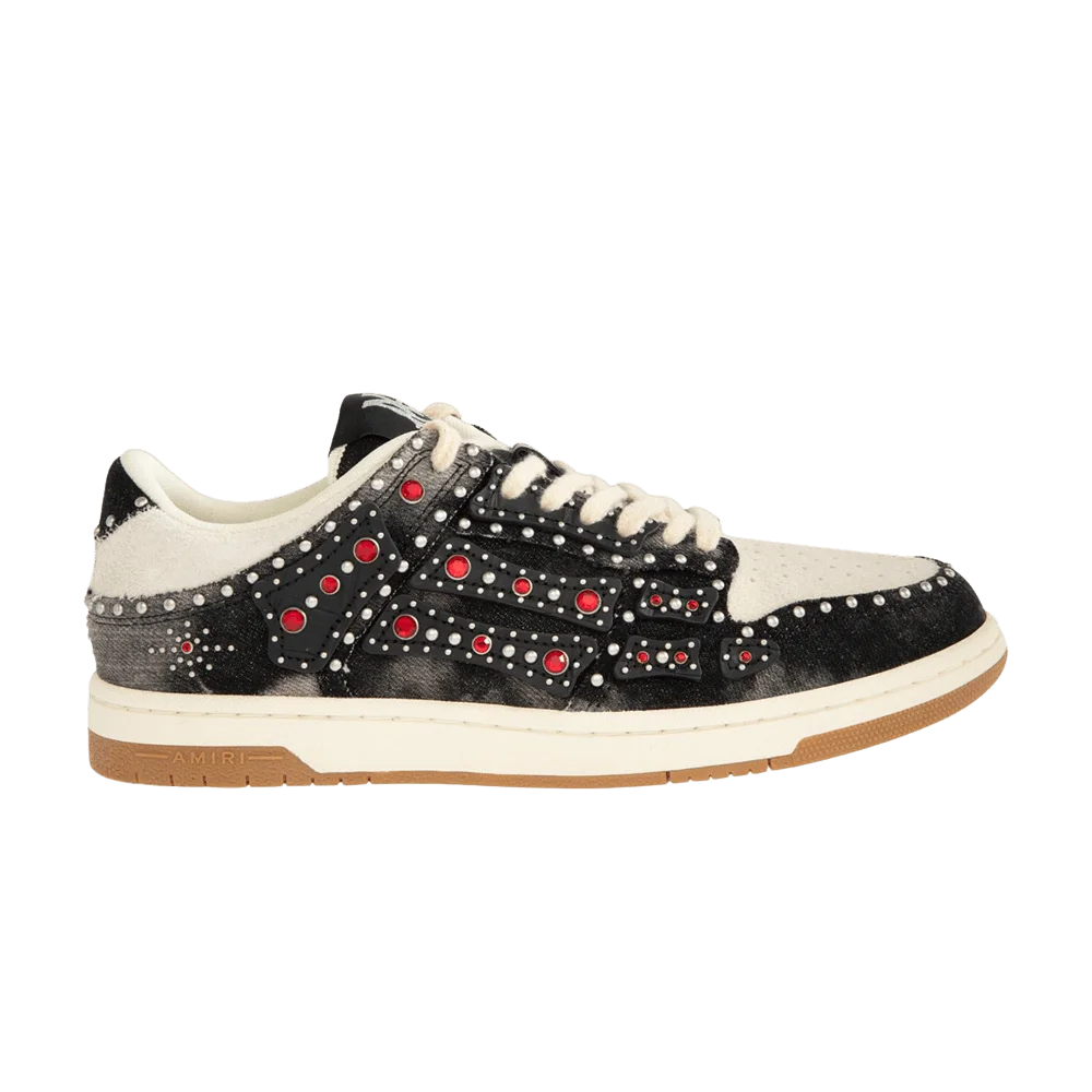Кроссовки Amiri Stud Skel Top Low 'Black'