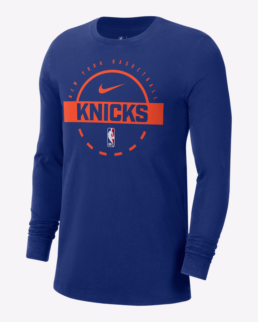 Мужской лонгслив Nike NBA New York Knicks Rush Blue
