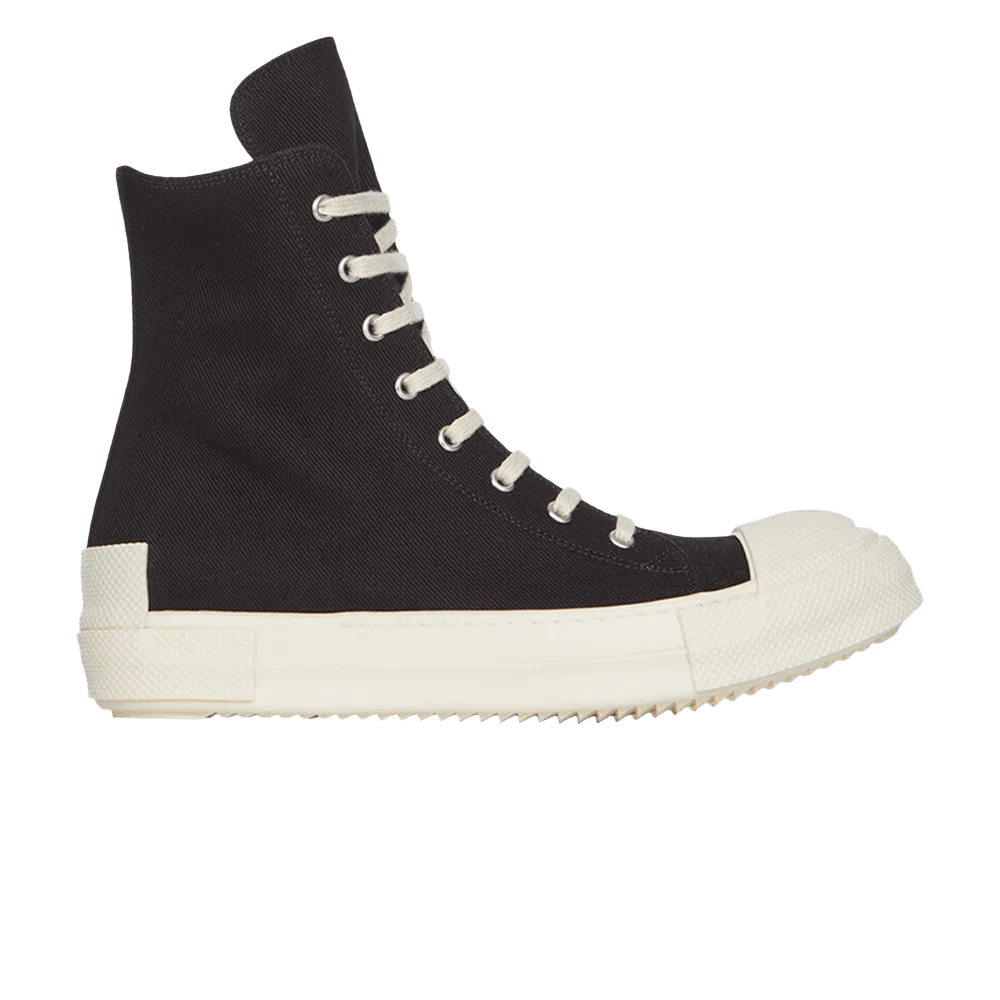 Кроссовки Rick Owens DRKSHDW Scarpe Denim High 'Black Milk'