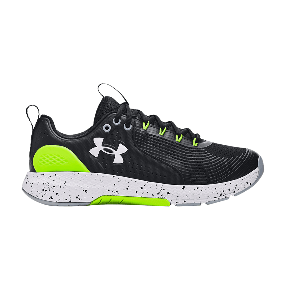 Кроссовки Under Armour Charged Commit TR 3 'Black Lime Surge'