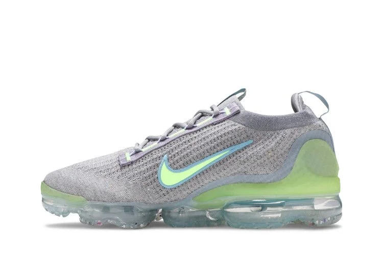 Кроссовки Nike Air VaporMax 2021 Flyknit 'Grey Light Liquid Lime'