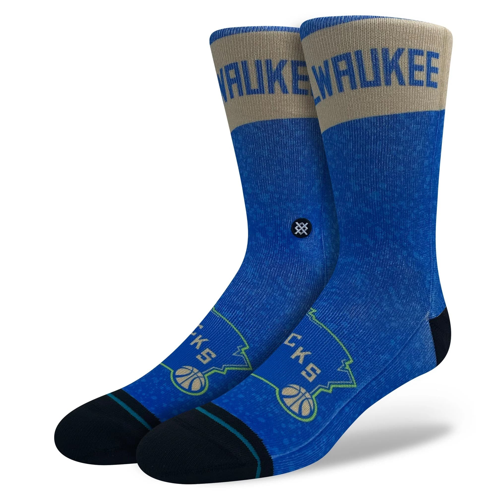 Спортивные носки Milwaukee Bucks 2024 City Edition NBA Socks