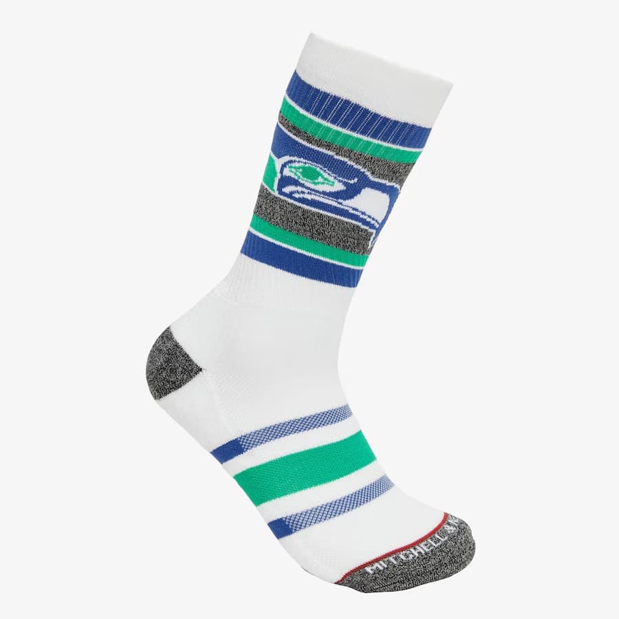 Спортивные носки Mitchell & Ness Seattle Seahawks Interception Crew Socks